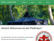 Tablet Screenshot of dpsg-lahnstein.de